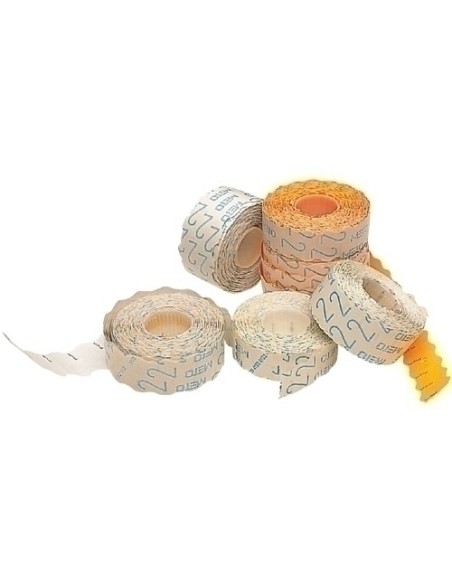 ETIQ.PRECIOS METO Nº1 REM.32x19 NARANJA